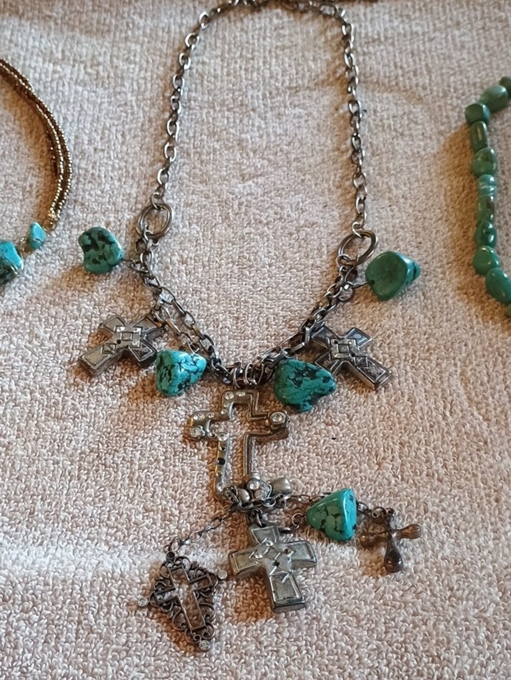 Turquoise Statement Jewelry Lot - Mixed Necklaces - Picture 3 of 6